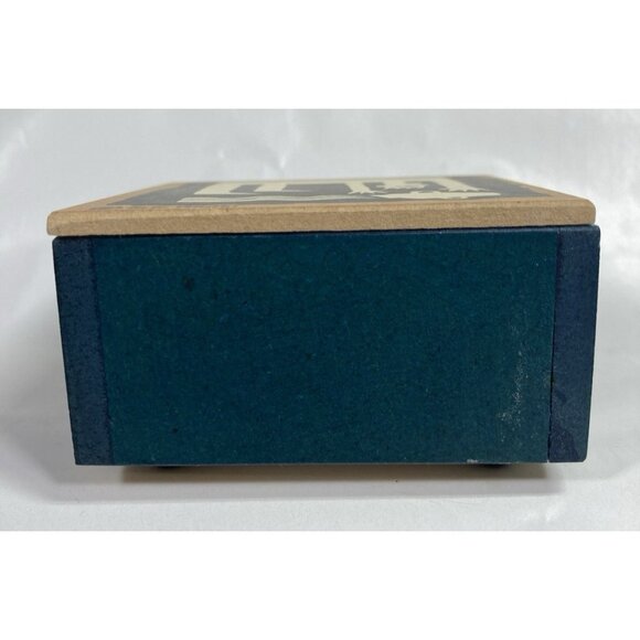 Hubertoucourt Eric Godin Aquarius Wood Trinket Box - Picture 2 of 7